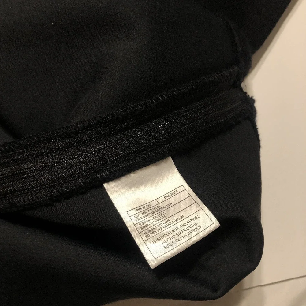 Nike Golf Techwool Quarter Zip Sweater Black Size Large